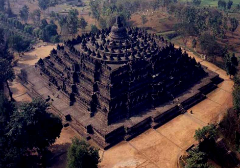 Candi Indonesia Dibangun Kerajaan Dinasti Syeilendra Terletak Desa Bernama Borobudur